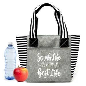 Scrub Life Kaylee Gray Tote Bag for Medical Workers
