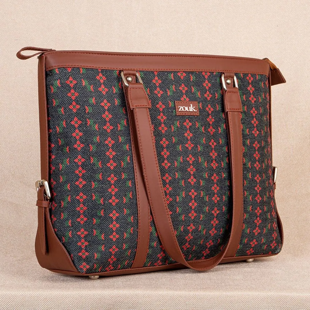 Shobha Niwas Lotus Motif Women's Office Bag