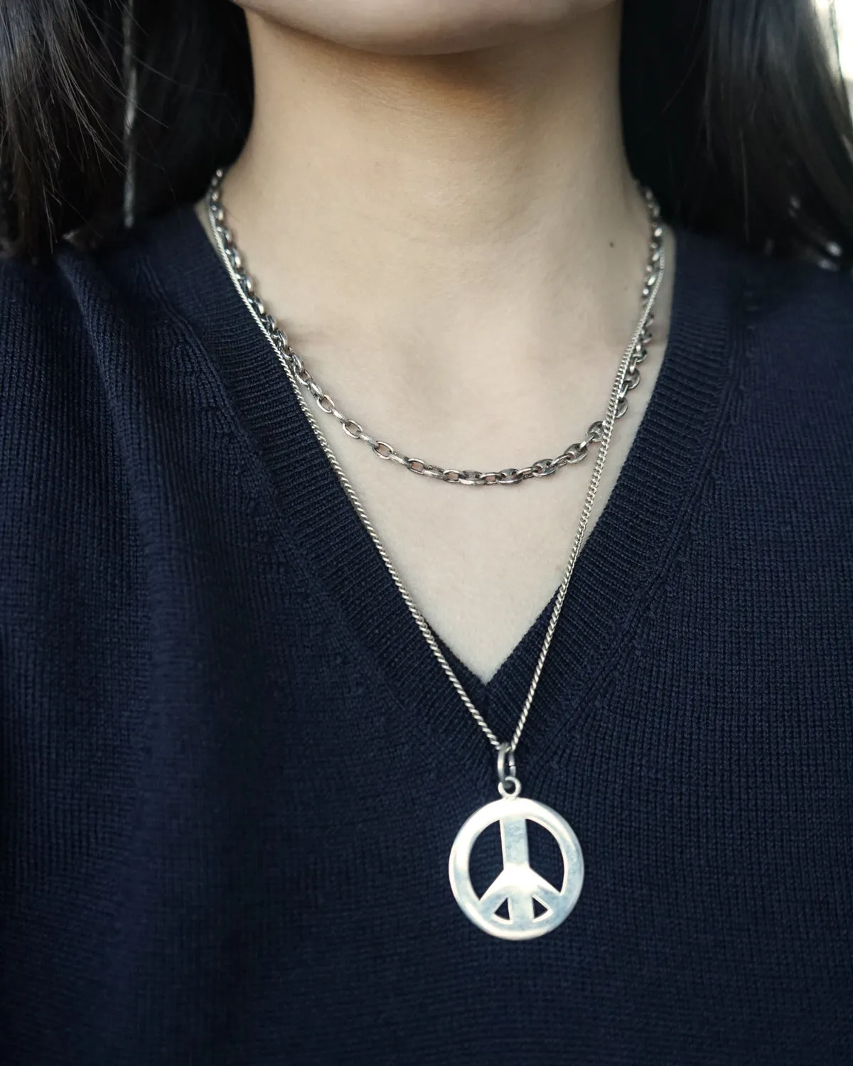 Silver Anchor Necklace