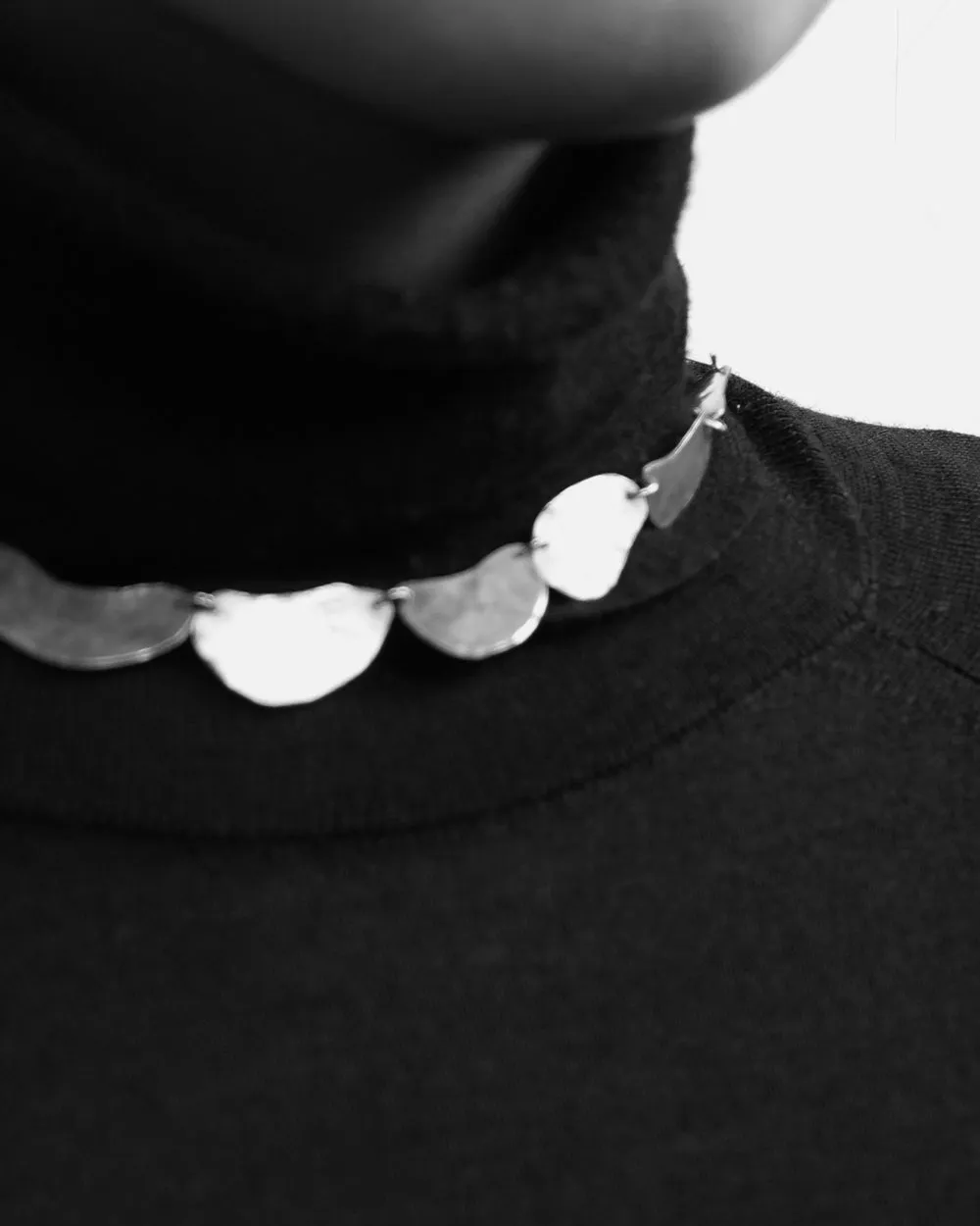 Silver Choker Necklace