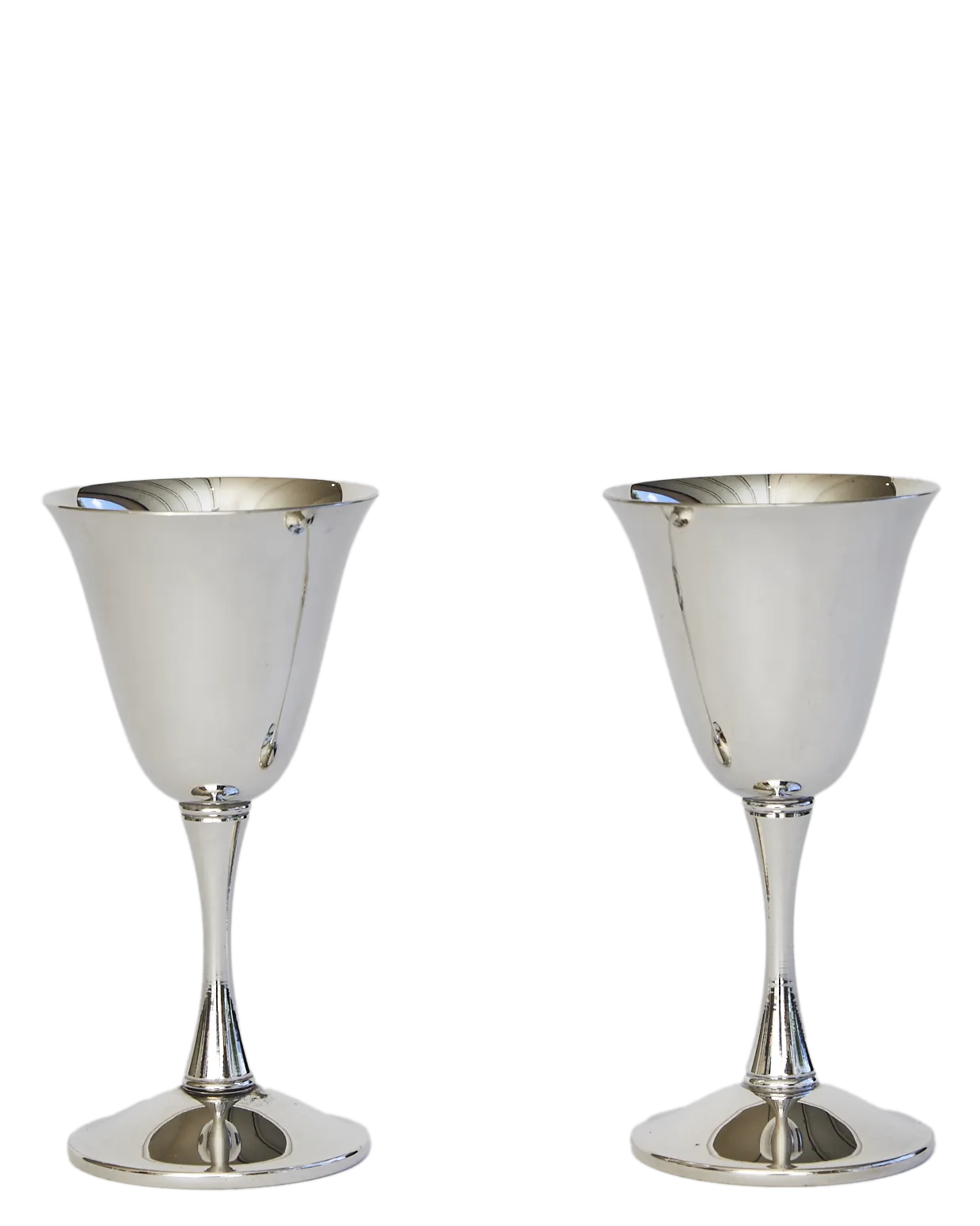 Silver Liqueur Goblets