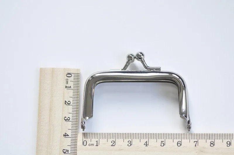 Silver Purse Frame Coin Purse Frame Glue-In Styles 6.5cm x 3.5cm
