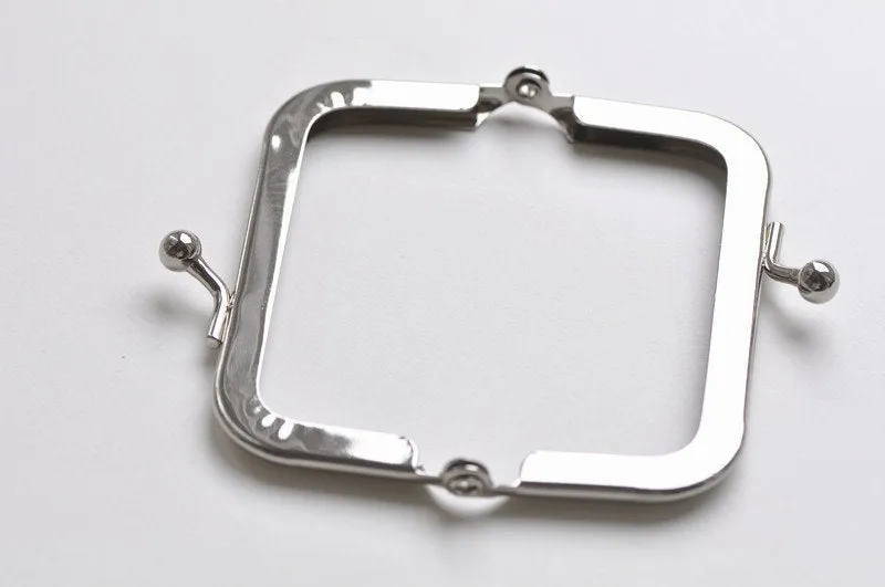 Silver Purse Frame Coin Purse Frame Glue-In Styles 6.5cm x 3.5cm