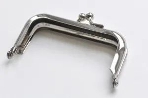 Silver Purse Frame Coin Purse Frame Glue-In Styles 6.5cm x 3.5cm