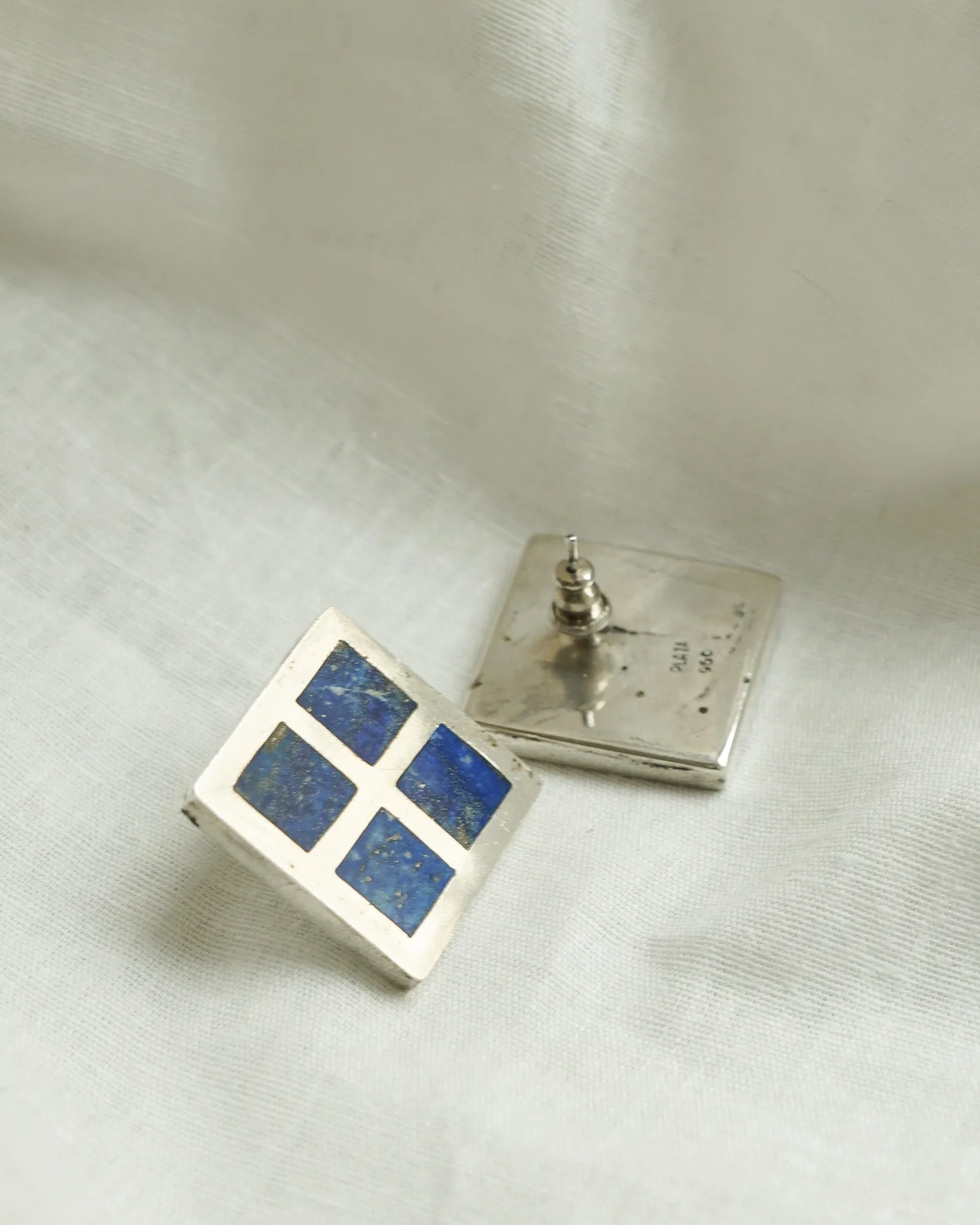 Silver x Sodalite Earrings