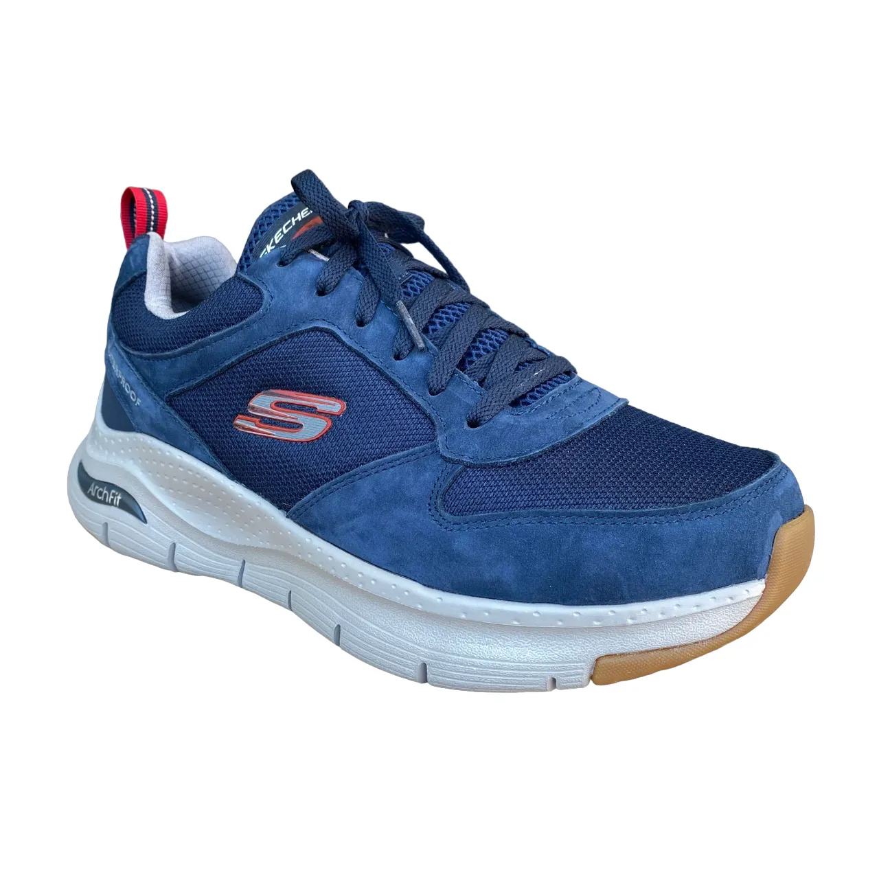 Skechers scarpa sneakers da uomo impermeabile Arch Fit Render 232500/NVY blu