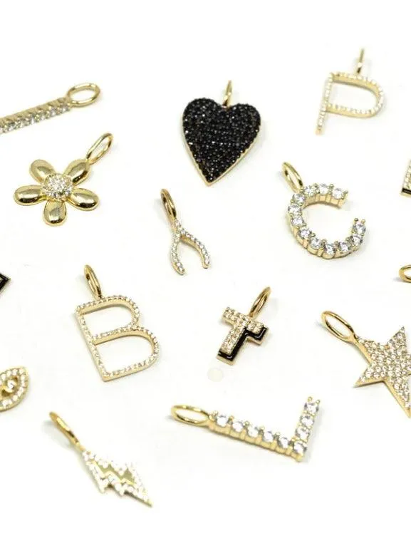 Sleek Initial Charm