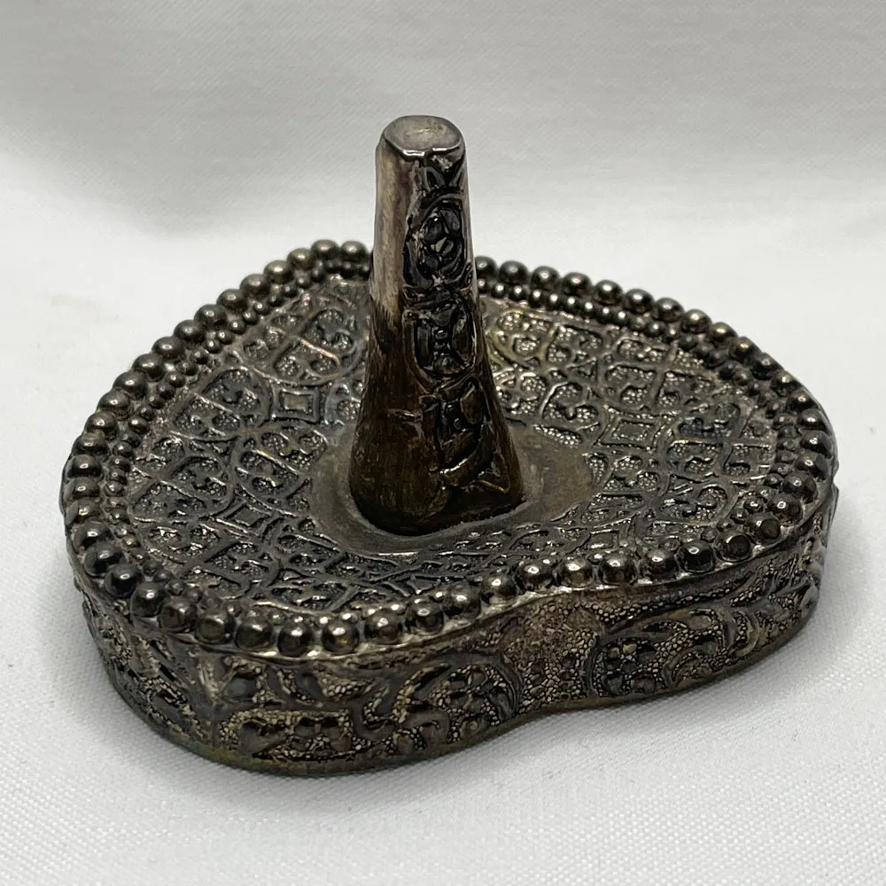 Sliverplate Heart Ring Holder - Vintage