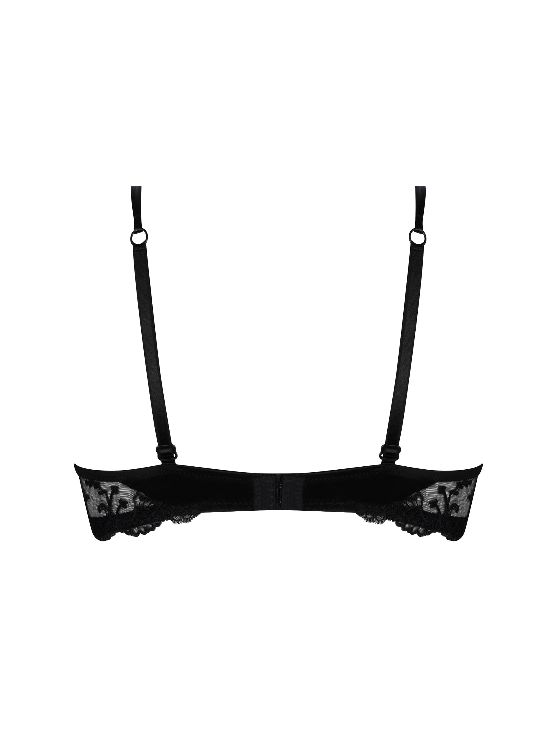 Splendeur Soie Black Contour Plunge Bra