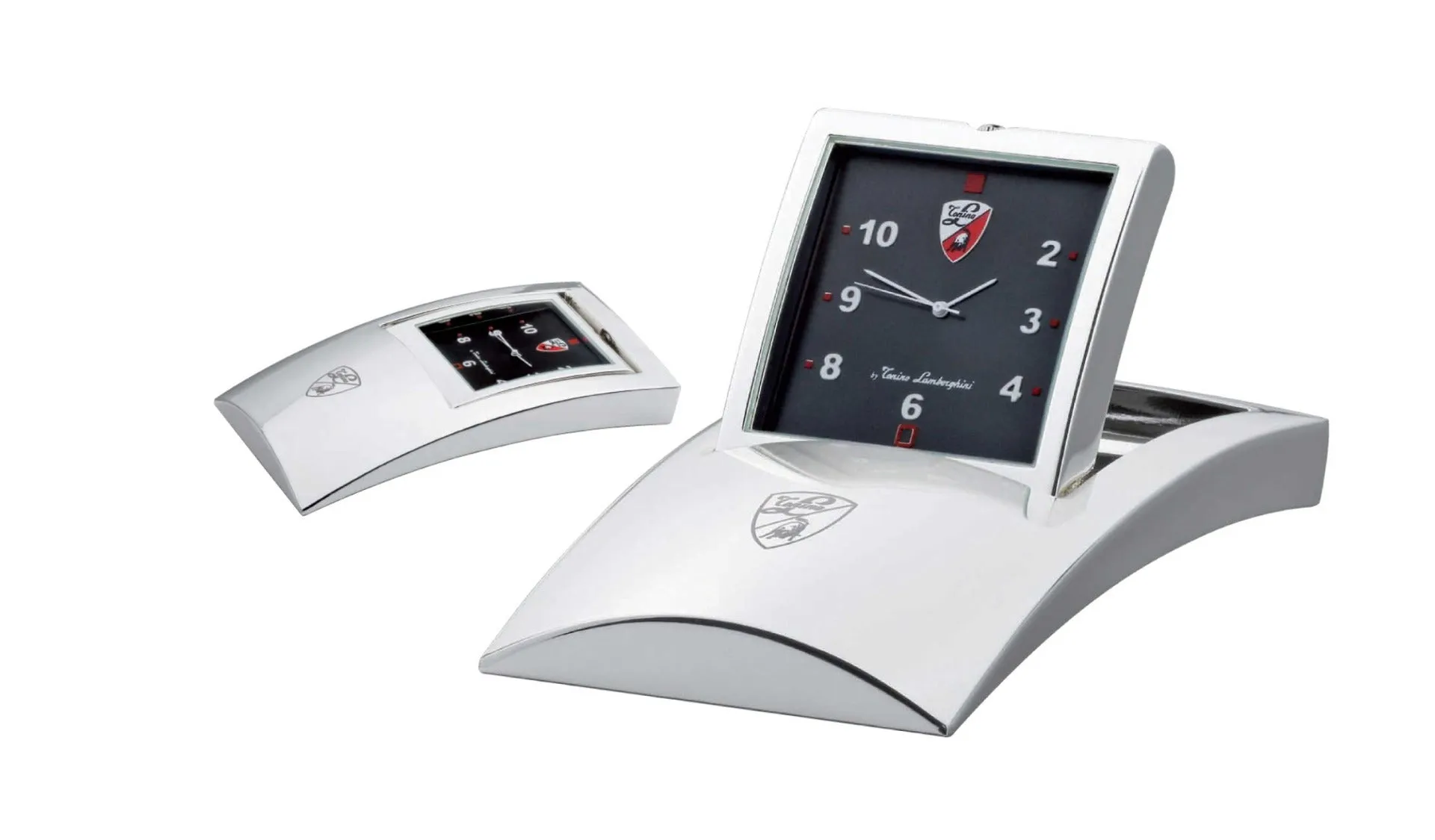 STAITI - 98193 – 19 Silver Plated Foldable Clock