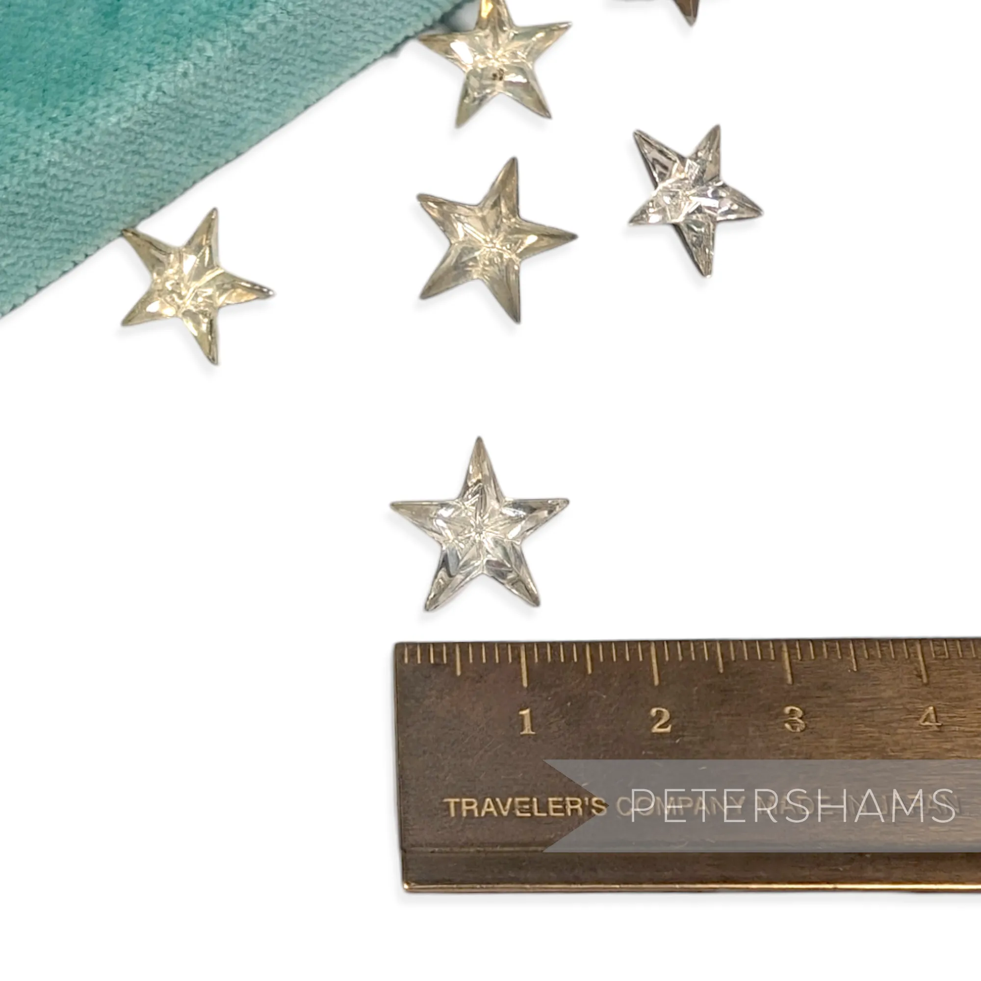 Star Shape Vintage Czech 1960's Crystals - 15mm
