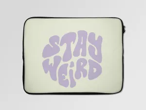 Stay Weird Abstract Laptop Sleeve Bag