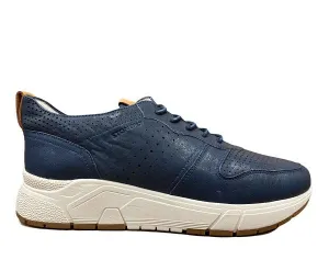 Stonefly scarpa casual da uomo Action 5 Washed Goat 215937 144 blu oceano