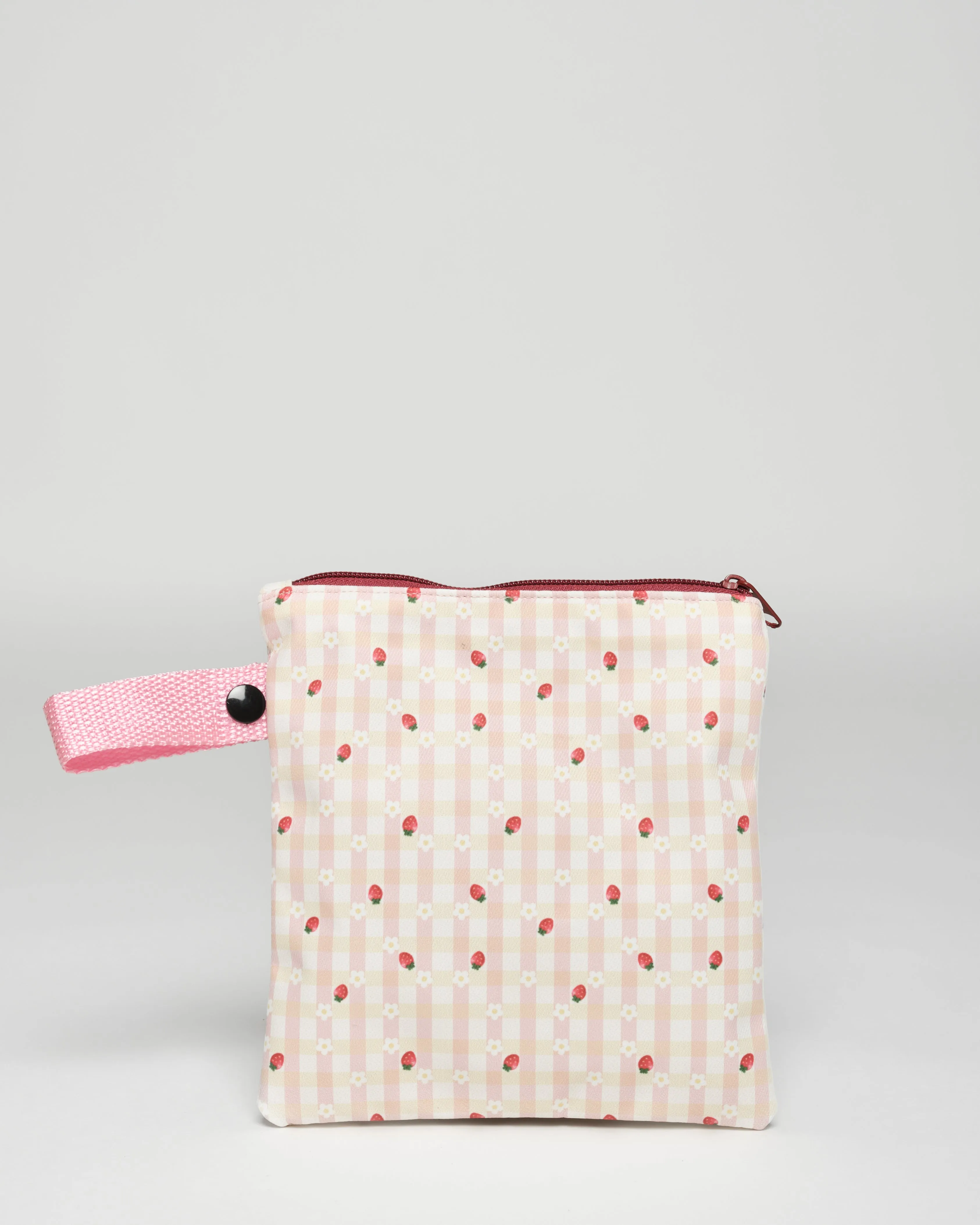 Strawberries Flowers Pack'N'Go Washable Pouch