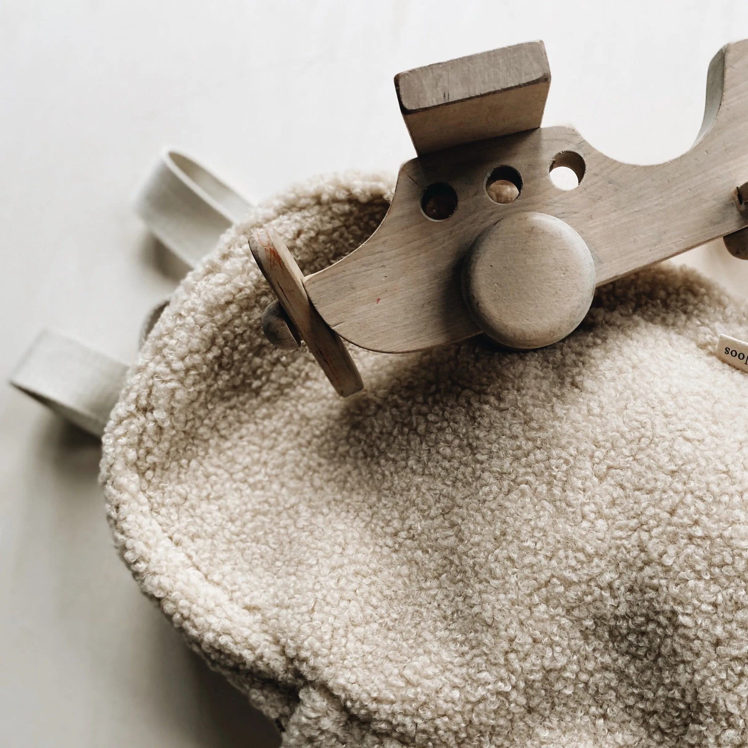 Studio Noos Teddy Backpack Rucksack (Ecru)
