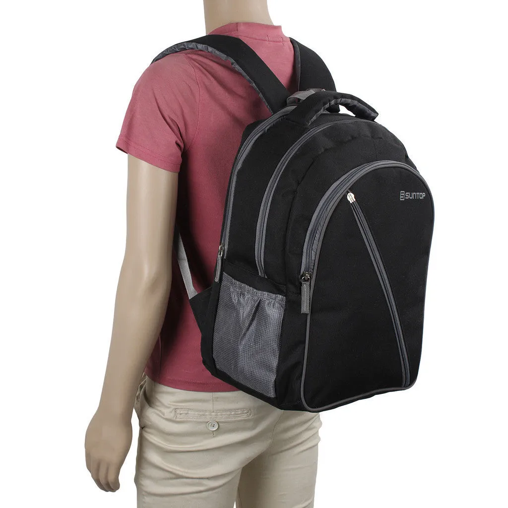 Suntop 17 inch Laptop Backpack(Black)