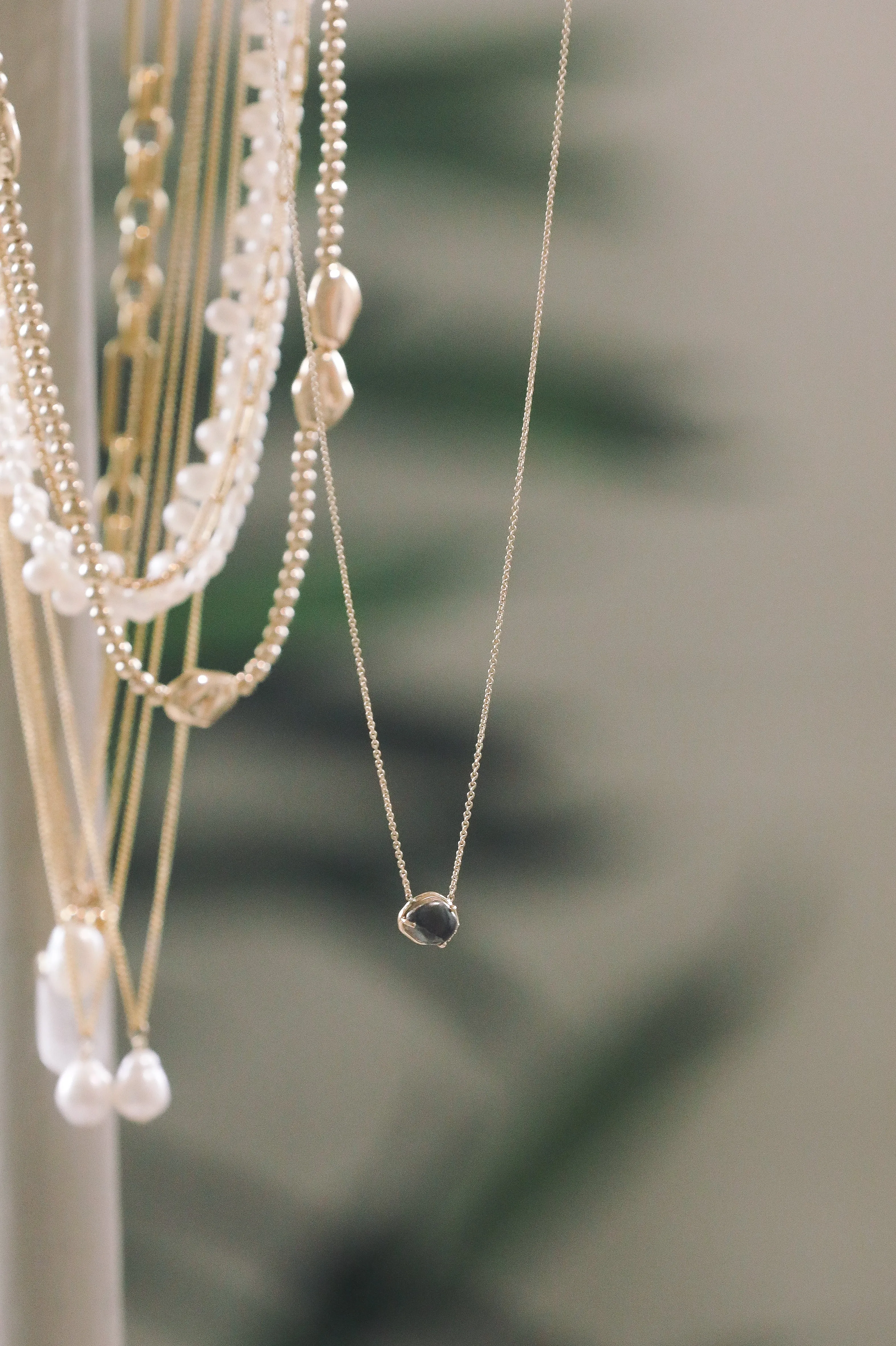 Tahitian Pearl Diamond Halo Necklace