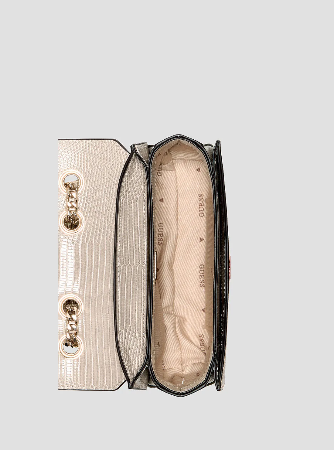 Taupe Orlina Mini Crossbody Bag