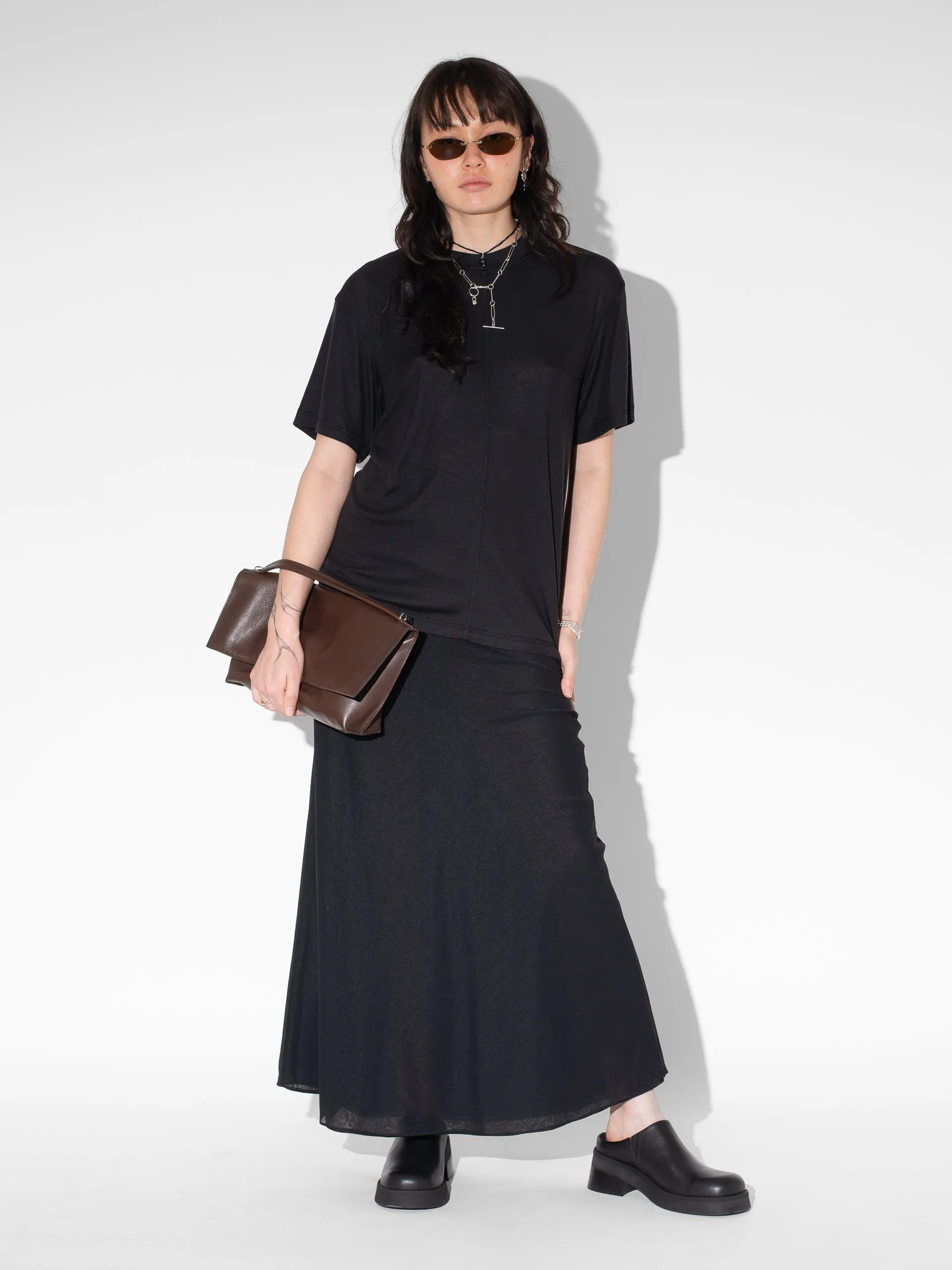 The Lair Camille Pouch Medium Mahogany