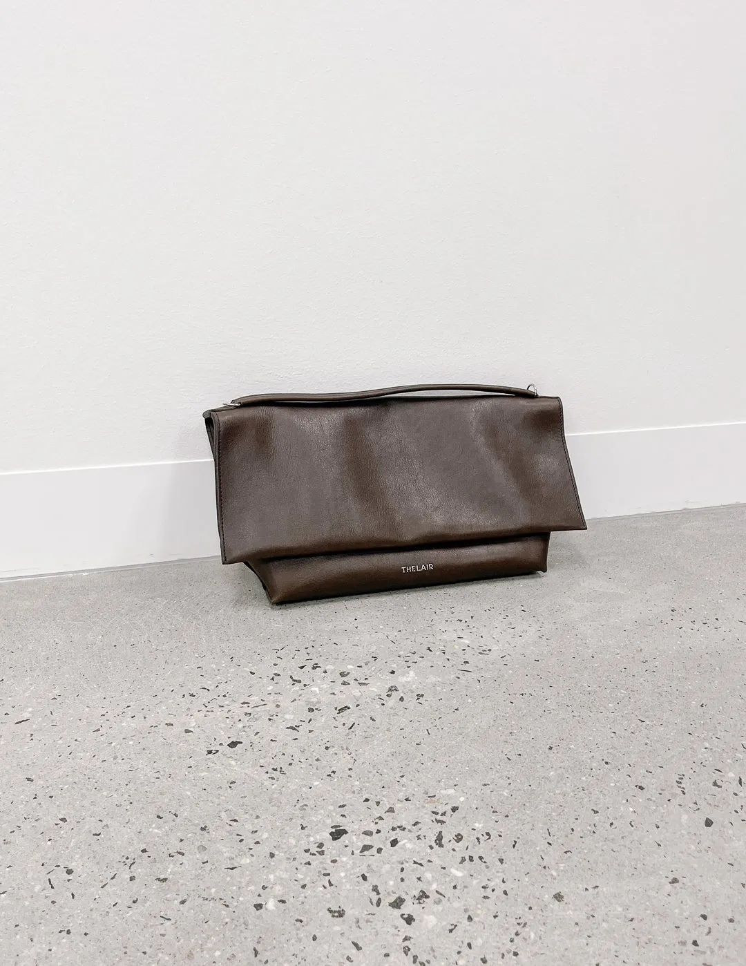 The Lair Camille Pouch Medium Mahogany