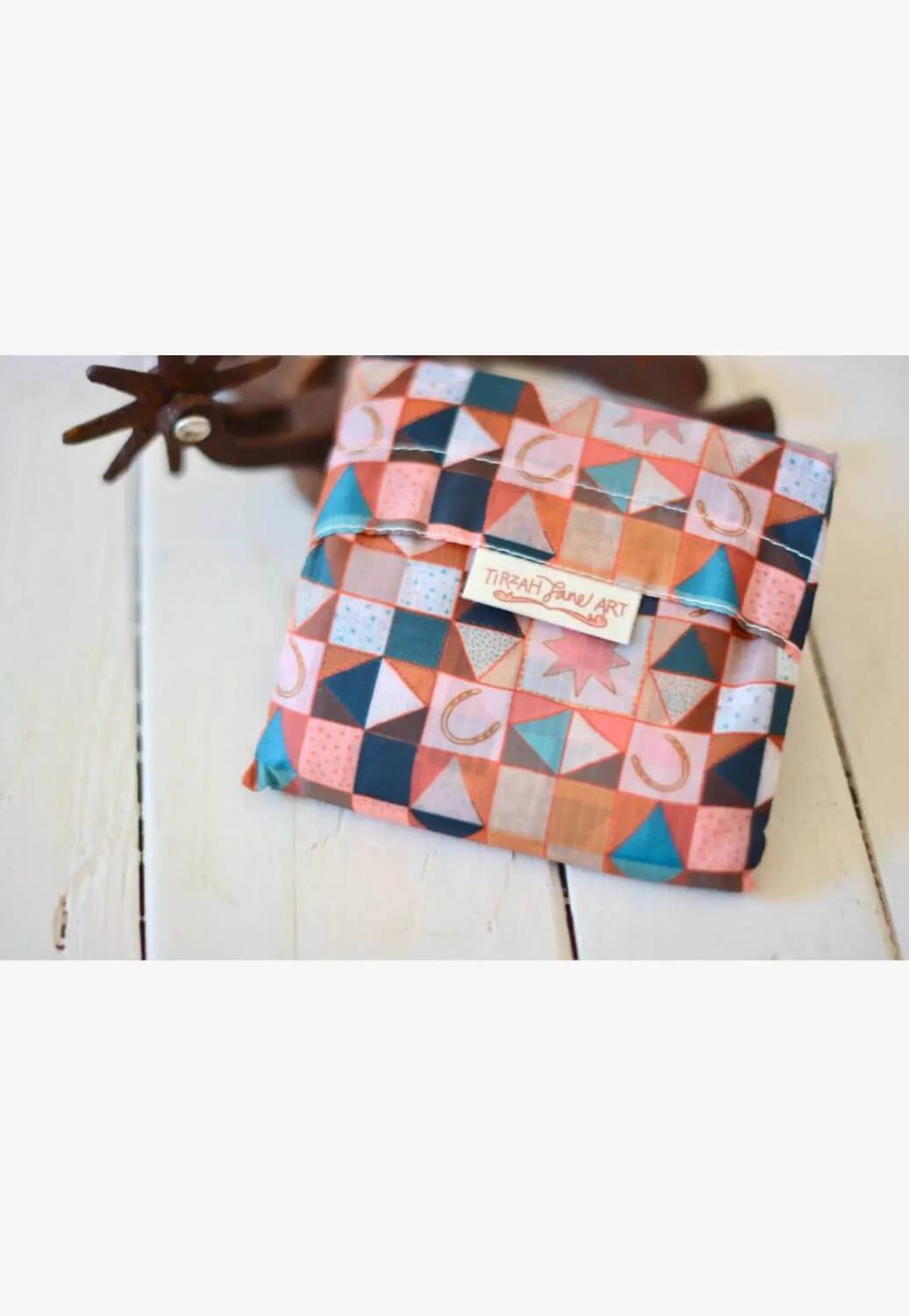 Tirzah Vintage Ranch Patchwork Reusable Tote