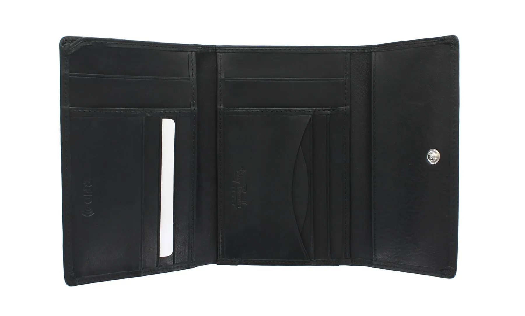 Tony Perotti Full Grain Leather Clip-Top Frame Purse With RFID Protection 1005_1