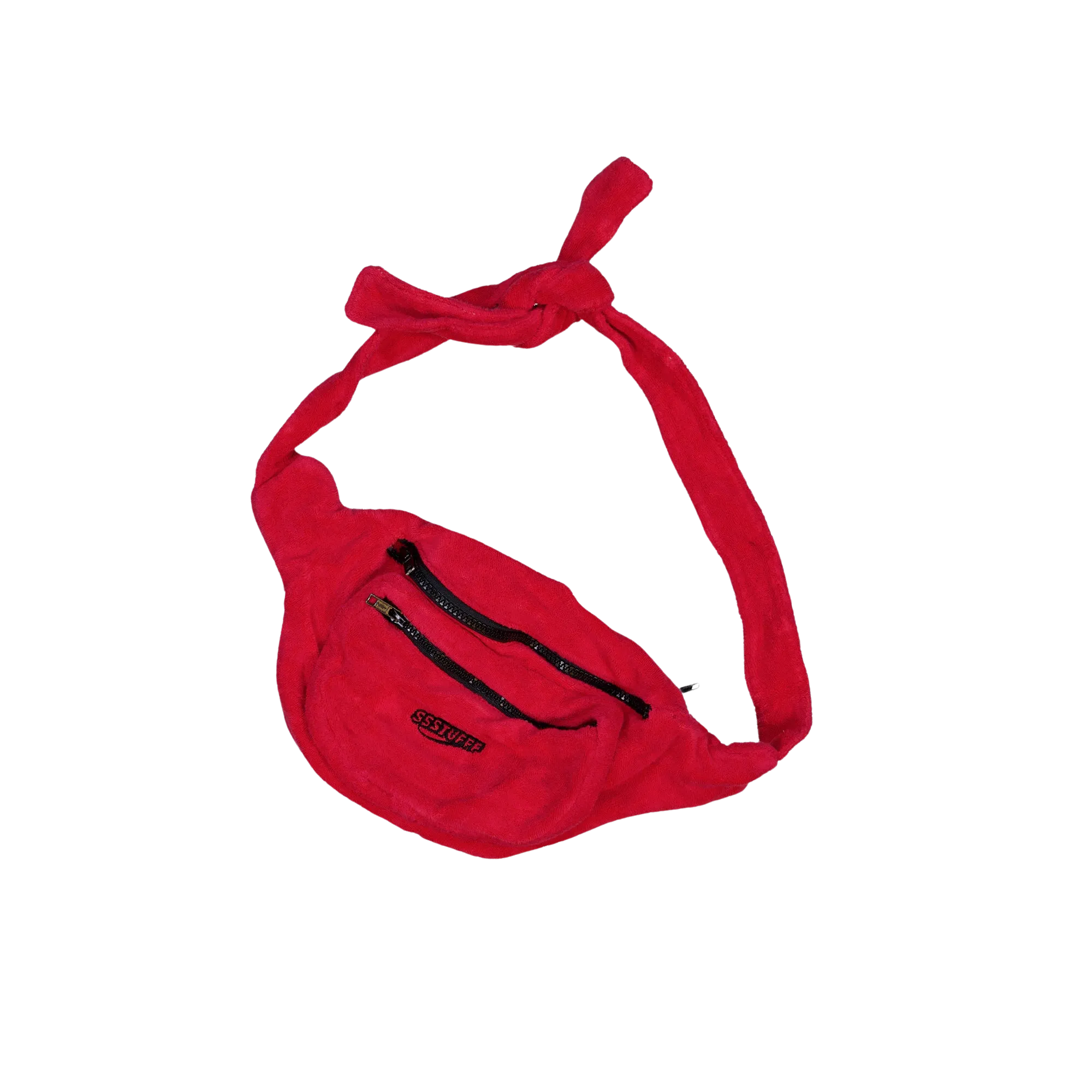 Towel Waist Bag Red