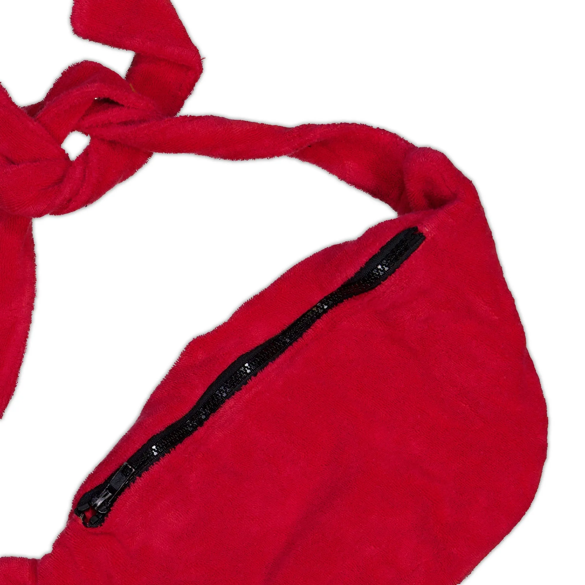 Towel Waist Bag Red