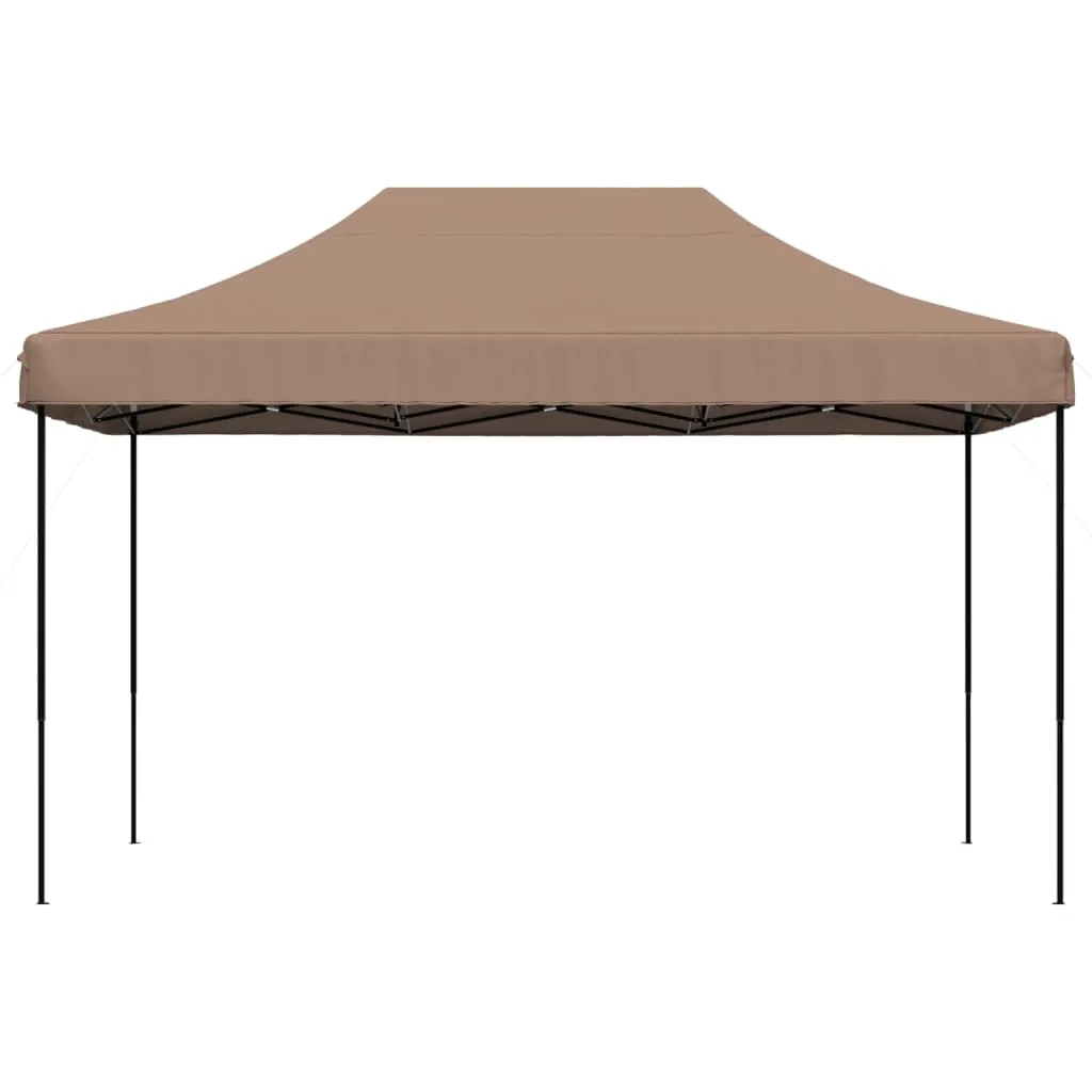 vidaXL Foldable Party Tent Pop-Up Brown 440x292x315 cm