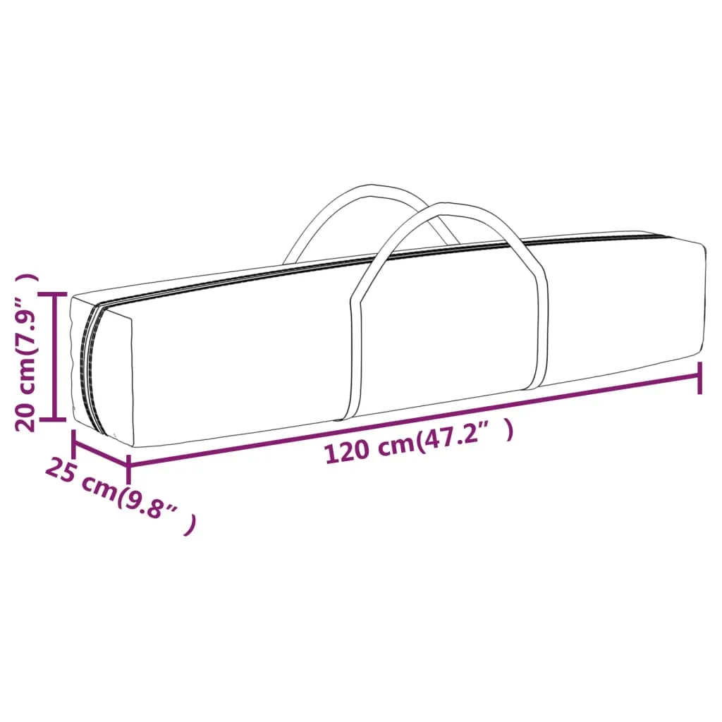 vidaXL Folding Party Tent White 3x6 m