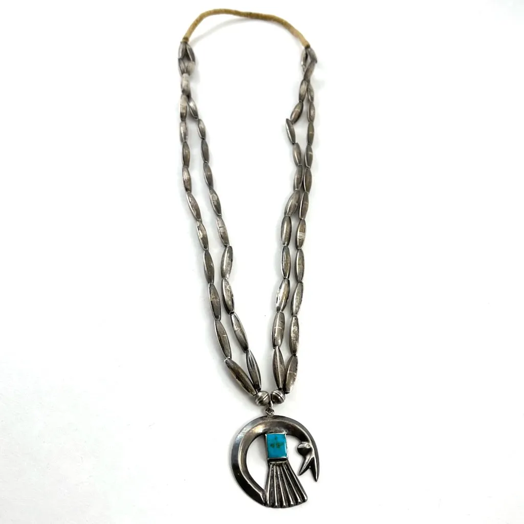Vintage Blue Gem Pendant