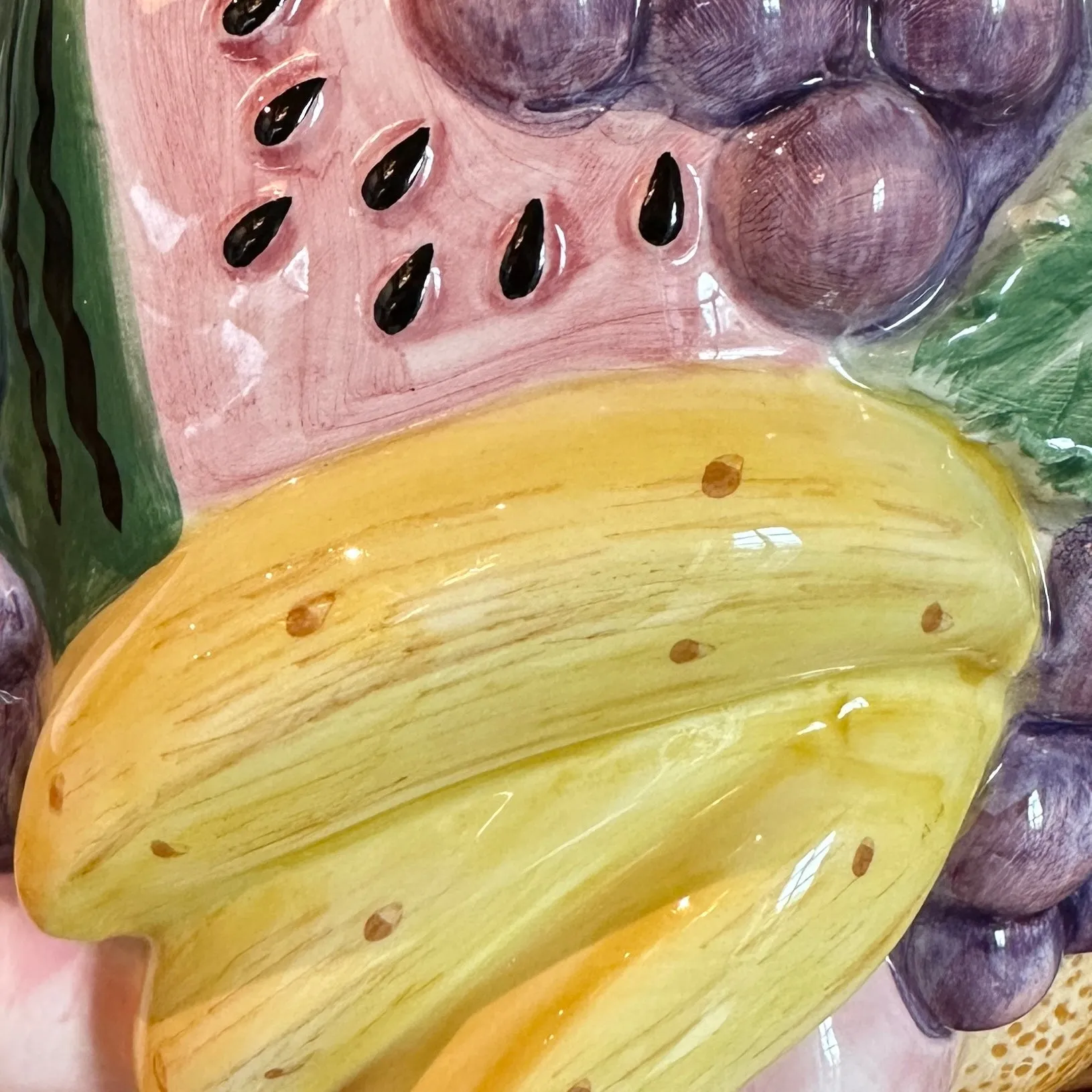 Vintage Ceramic Fruit Pitcher