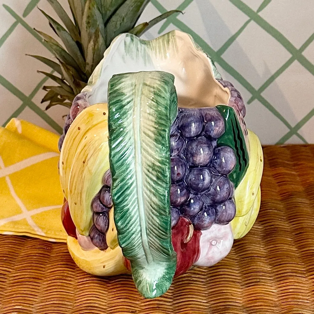 Vintage Ceramic Fruit Pitcher
