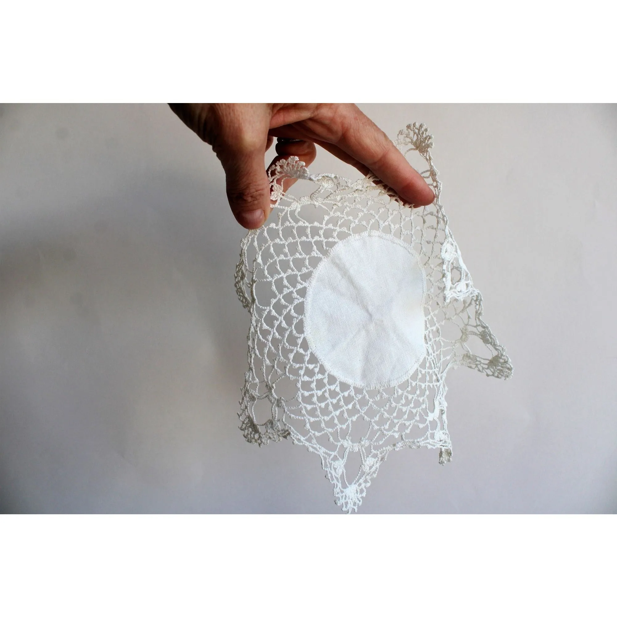Vintage Lot of Thirteeen Crochet Doilies