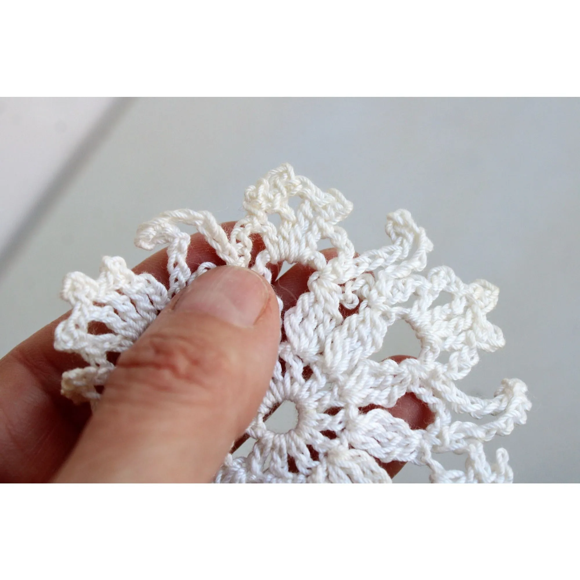 Vintage Lot of Thirteeen Crochet Doilies