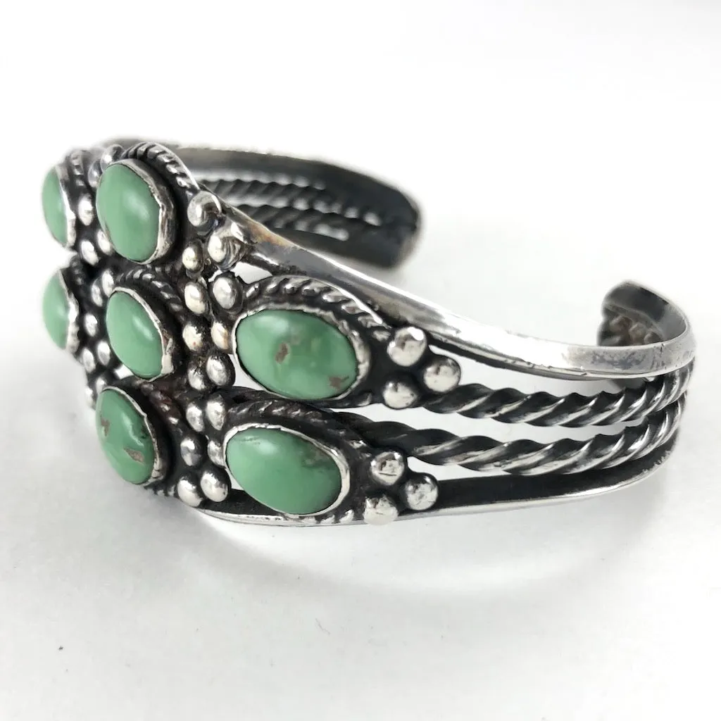 Vintage Navajo Seven Stone Bracelet