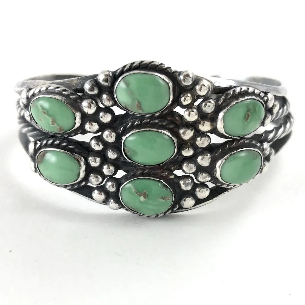 Vintage Navajo Seven Stone Bracelet