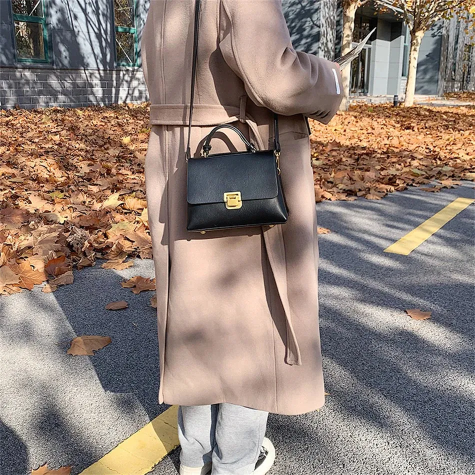 Vintage PU Leather Mini Shoulder Bag