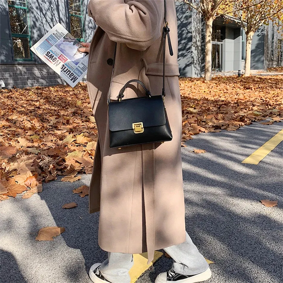 Vintage PU Leather Mini Shoulder Bag