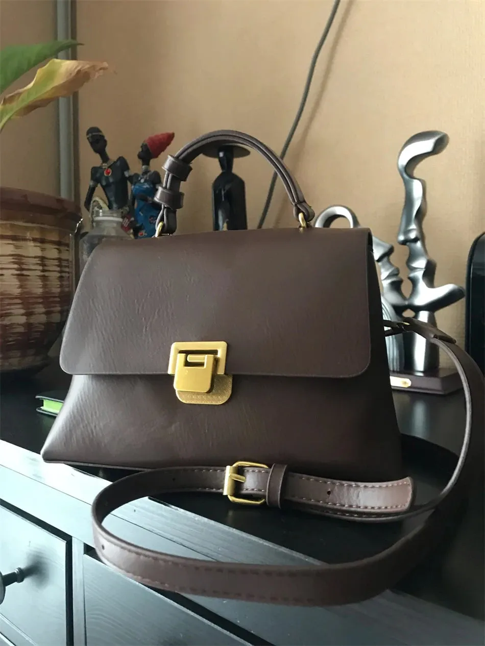 Vintage PU Leather Mini Shoulder Bag