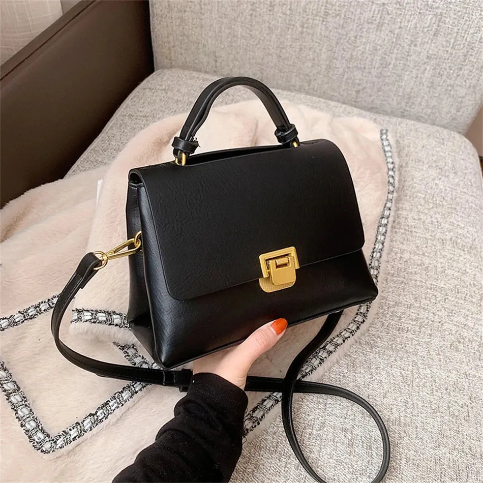 Vintage PU Leather Mini Shoulder Bag