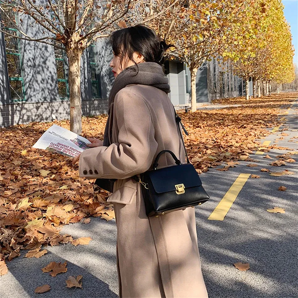 Vintage PU Leather Mini Shoulder Bag