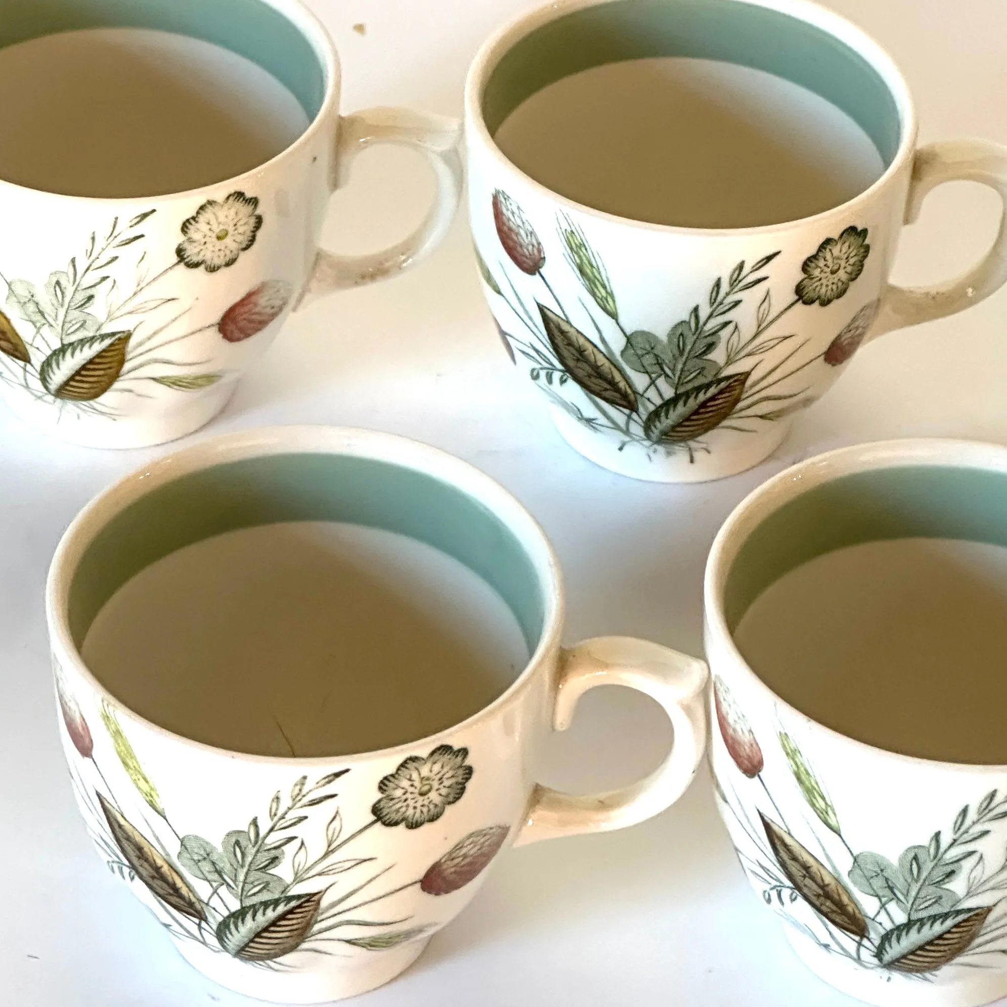 Vintage Woods Ware/Wood & Sons English Demitasse Cups, Set of 6