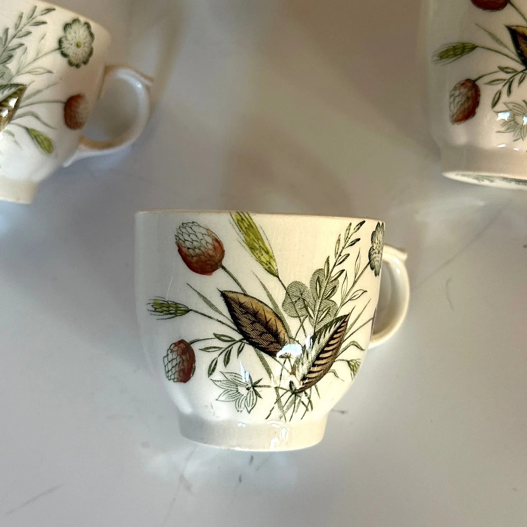 Vintage Woods Ware/Wood & Sons English Demitasse Cups, Set of 6