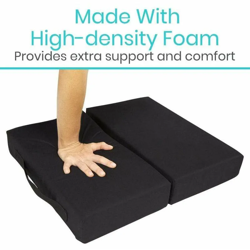 Vive Health Foldable Wheelchair Cushion - Black