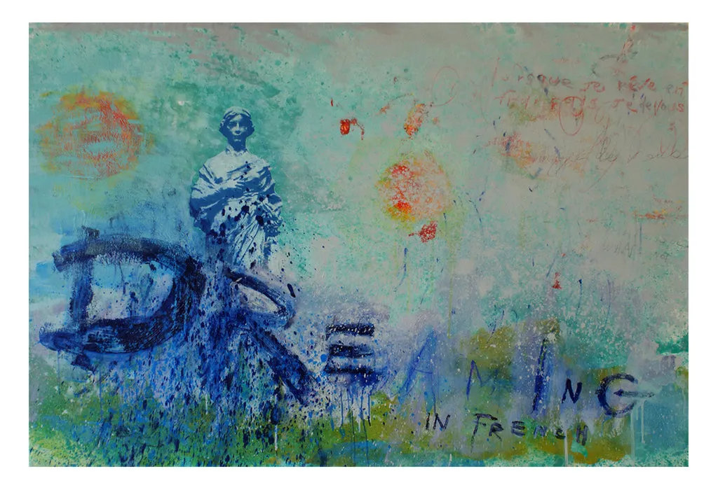 Walter Knabe Artwork Dreaming in French II Original Painting - SOLD