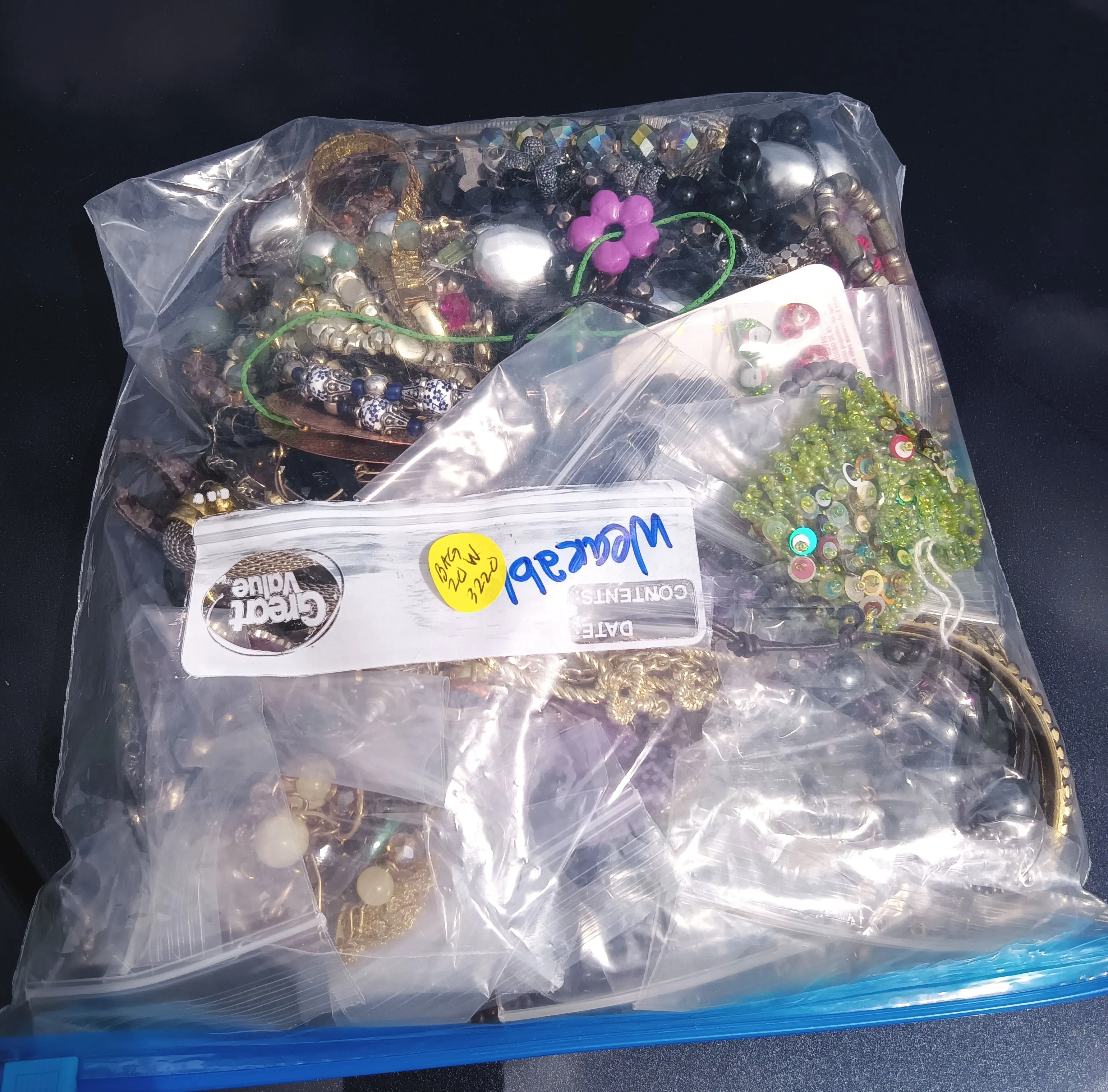Wearable Costume Jewelery Mystery Bag #20 - 5 Pounds