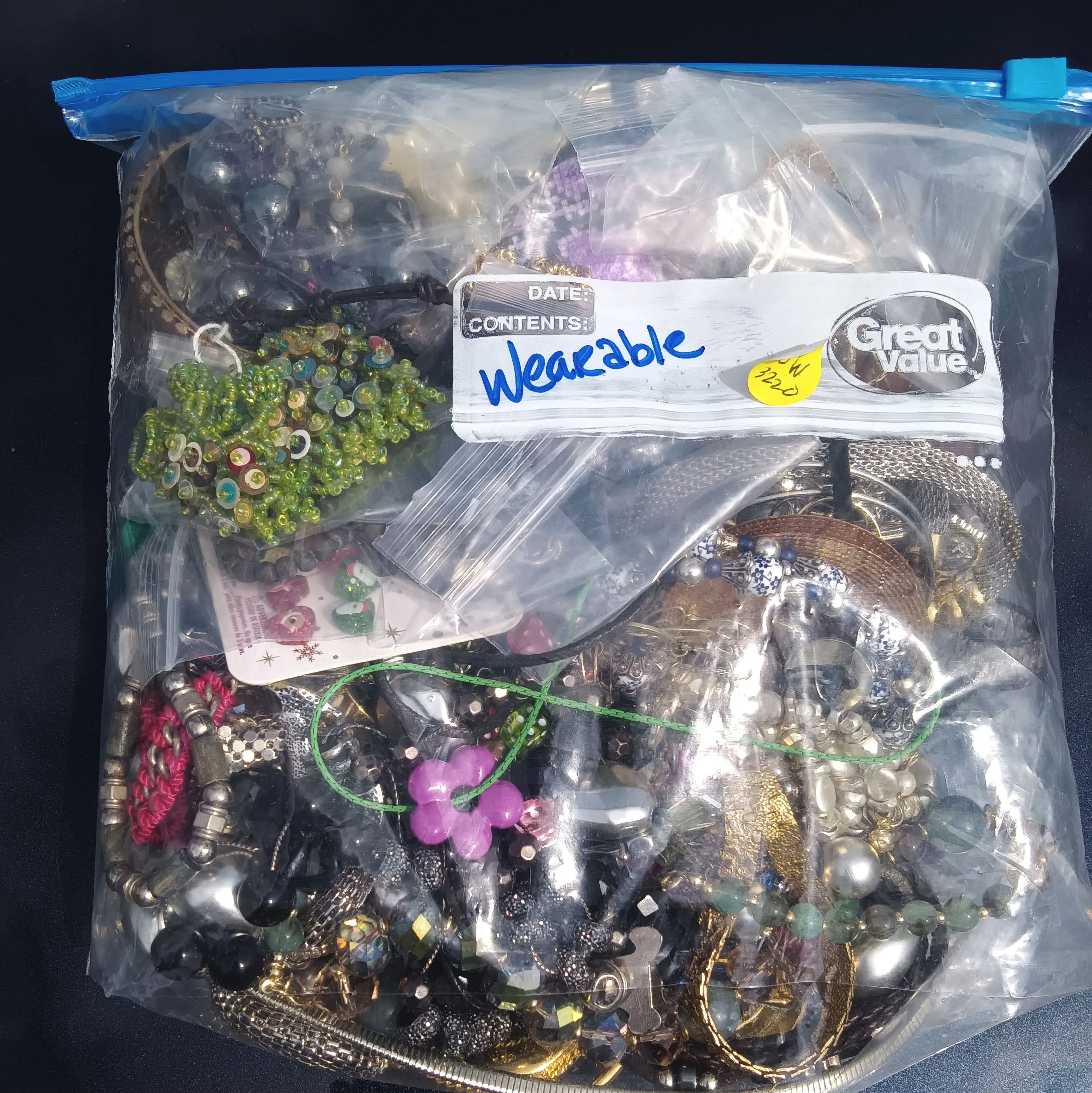 Wearable Costume Jewelery Mystery Bag #20 - 5 Pounds