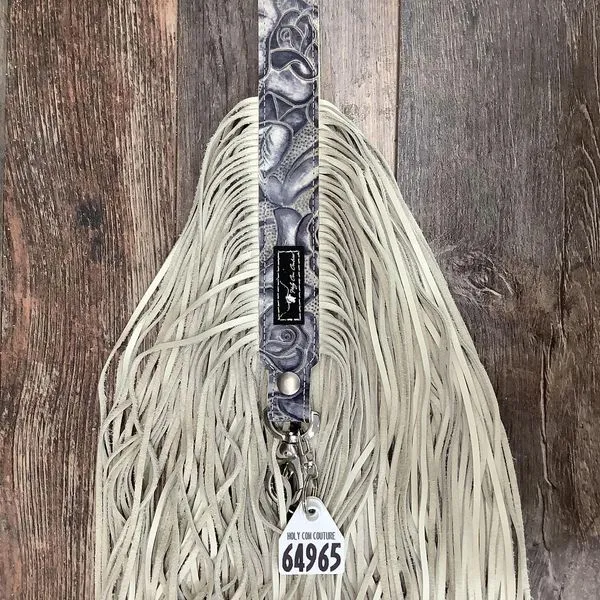 Western Mini Leather Fringe Strap 36" #64965