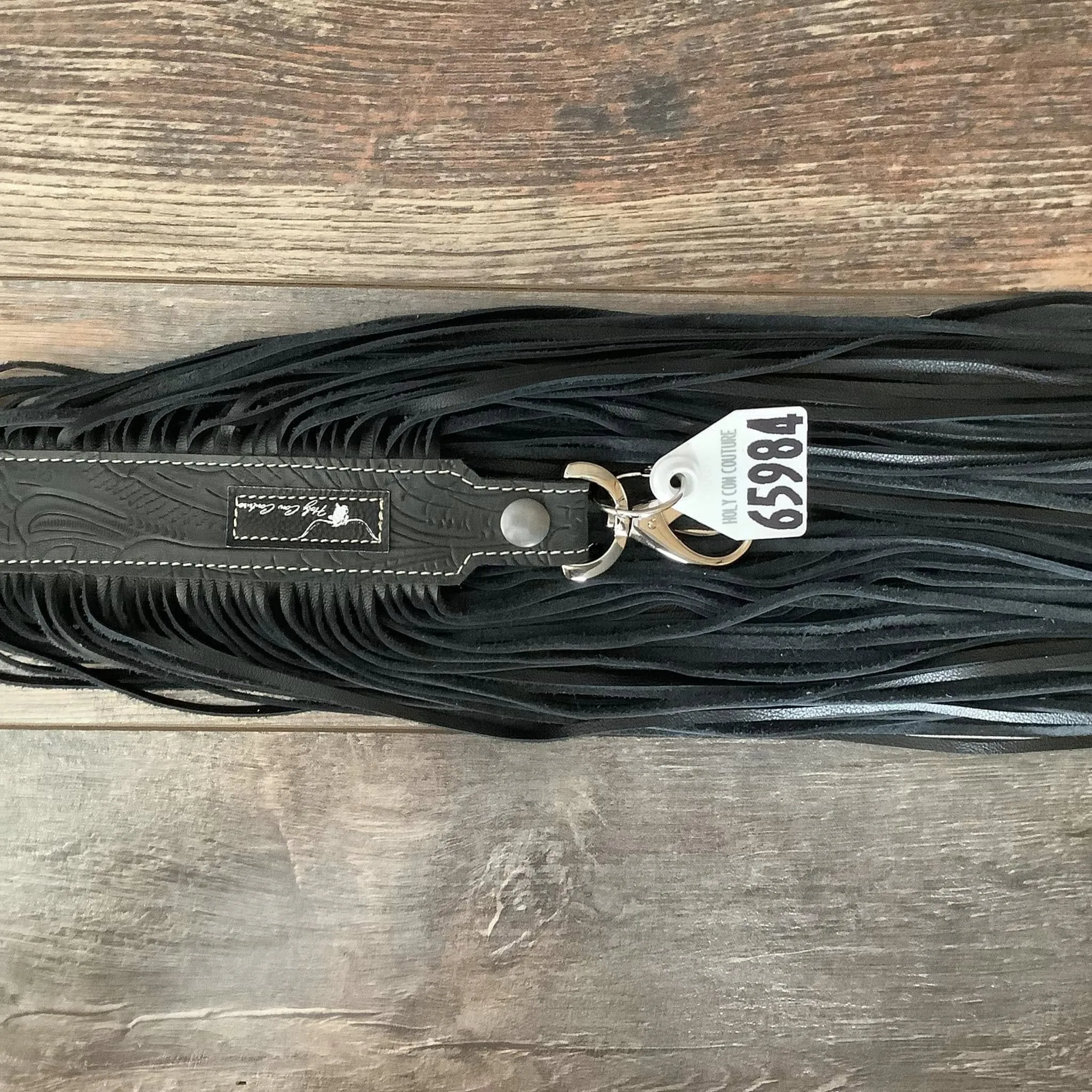 Western Mini Leather Fringe Strap 36" #65984